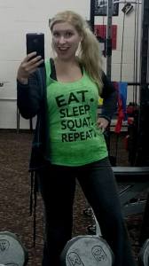 A free T-shirt I won in a Beachbody Challenge Group